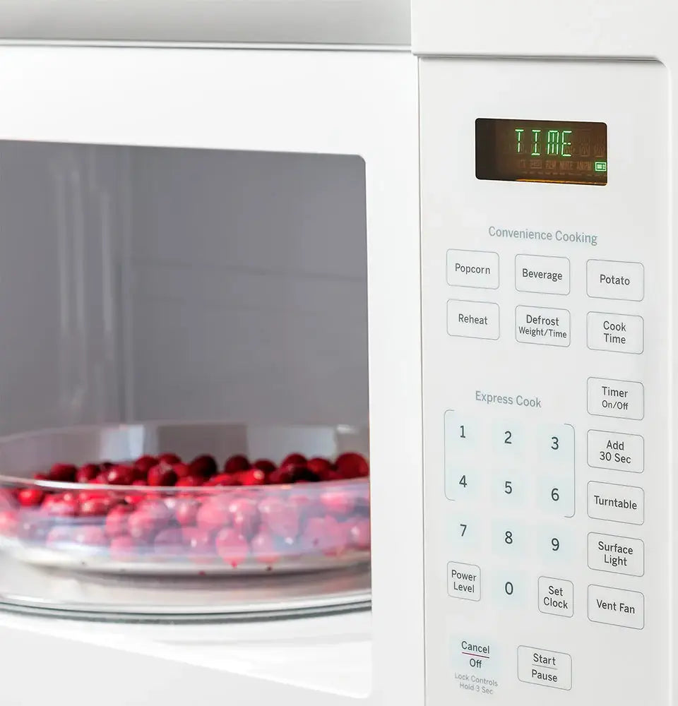 GE - 1.6 Cu. Ft. Over-the-Range Microwave - White