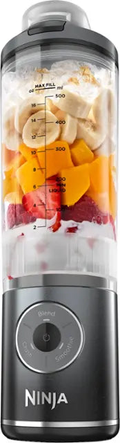 Ninja - Blast™ Max 22oz Portable Blender - Cool Gray