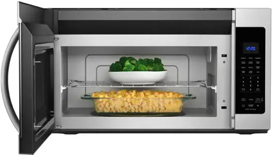 Whirlpool - 1.9 Cu. Ft. Over-the-Range Microwave with Sensor Cooking - Stainless Steel