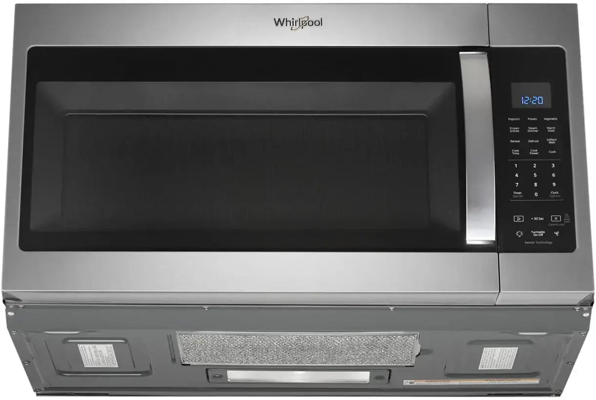 Whirlpool - 1.9 Cu. Ft. Over-the-Range Microwave with Sensor Cooking - Stainless Steel