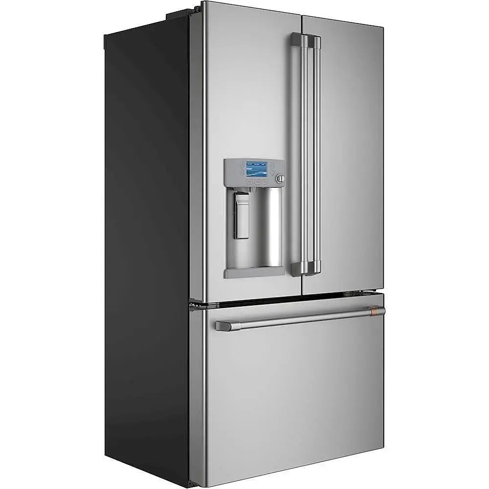 French Door Counter-Depth Smart Refrigerator with Hot Water Dispenser, Customizable - Stainless Steel