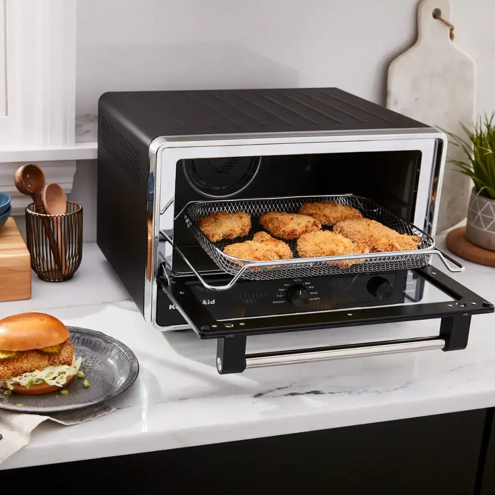 KitchenAid - Digital Countertop Oven with Air Fry - KCO124 - Black Matte