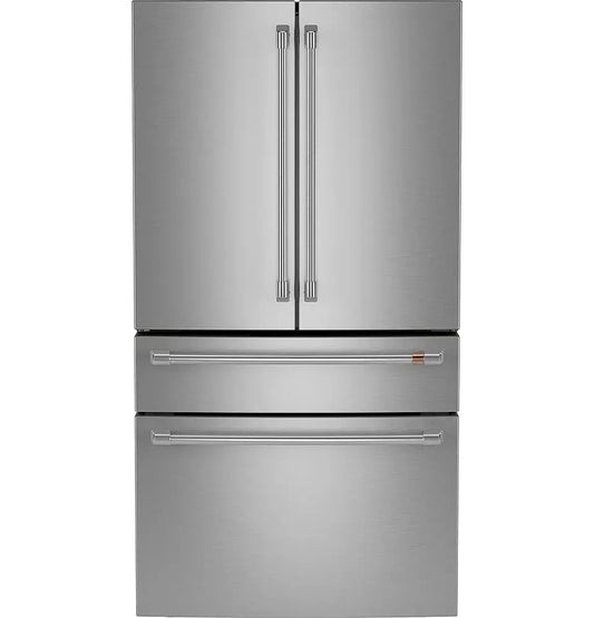 28.7 Cu. Ft. 4-Door French Door Smart Refrigerator with Dual Dispense Autofill Pitcher - Stainless Steel