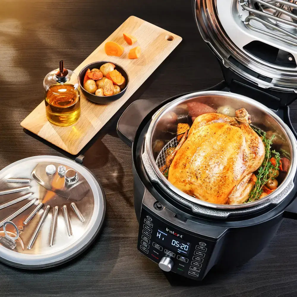 Instant Pot - Duo Crisp with Ultimate Lid Multi-Cooker + Air Fryer, 6.5 Quart - Black