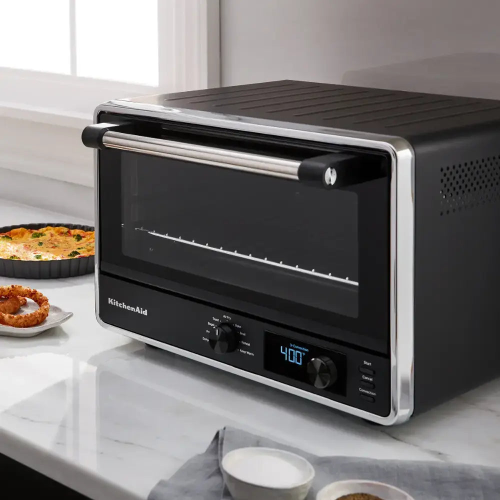 KitchenAid - Digital Countertop Oven with Air Fry - KCO124 - Black Matte