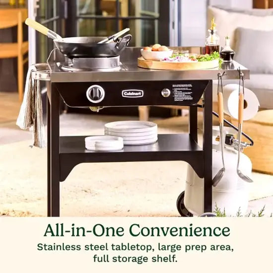 Cuisinart - Outdoor Wok Station - Black