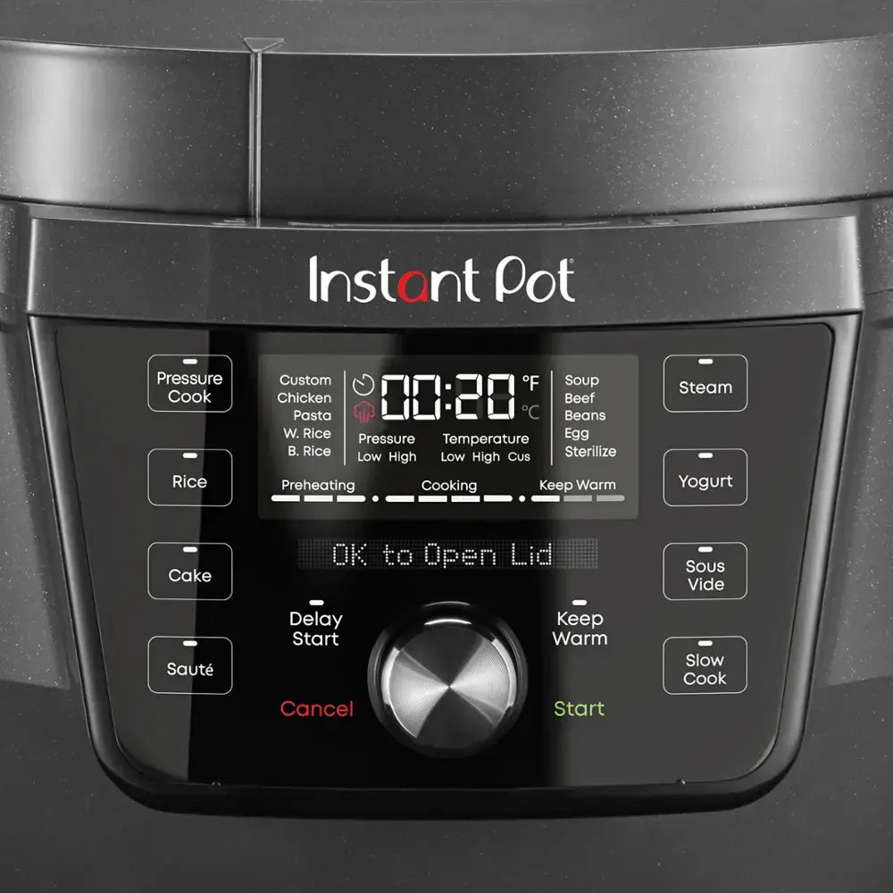 Instant Pot - RIO WIDE Plus 7.5Qt 7-in-1 Electric Pressure Cooker & Multi-Cooker - Black