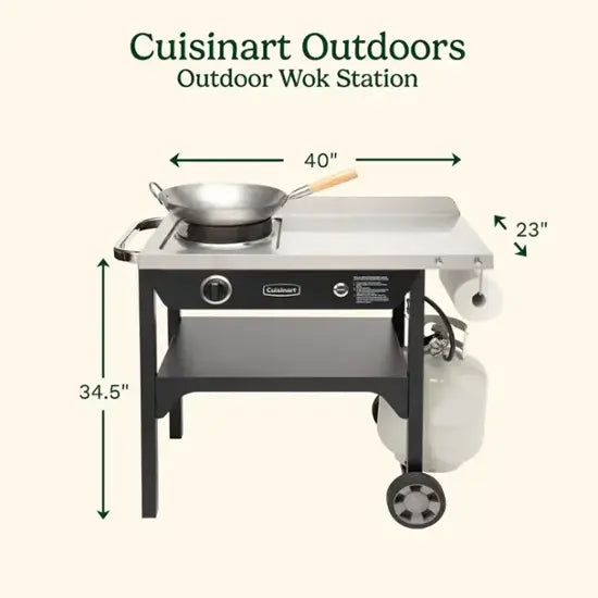 Cuisinart - Outdoor Wok Station - Black