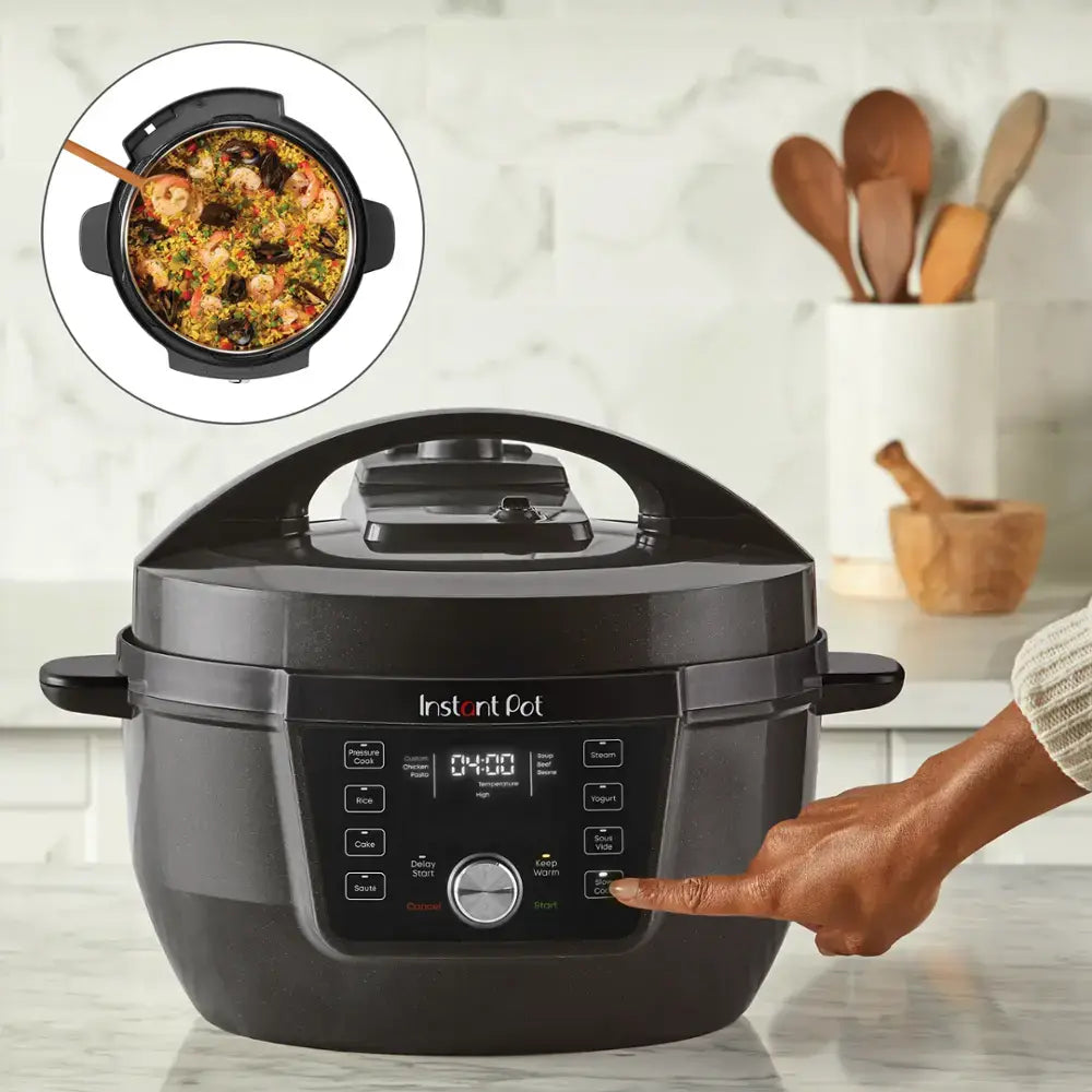 Instant Pot - RIO WIDE Plus 7.5Qt 7-in-1 Electric Pressure Cooker & Multi-Cooker - Black